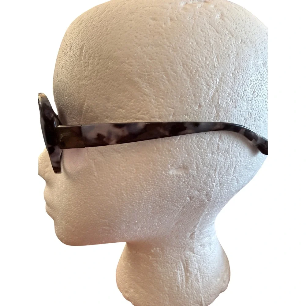 Jones New York Womens Oversized Oval Sunglasses Purple Marbled